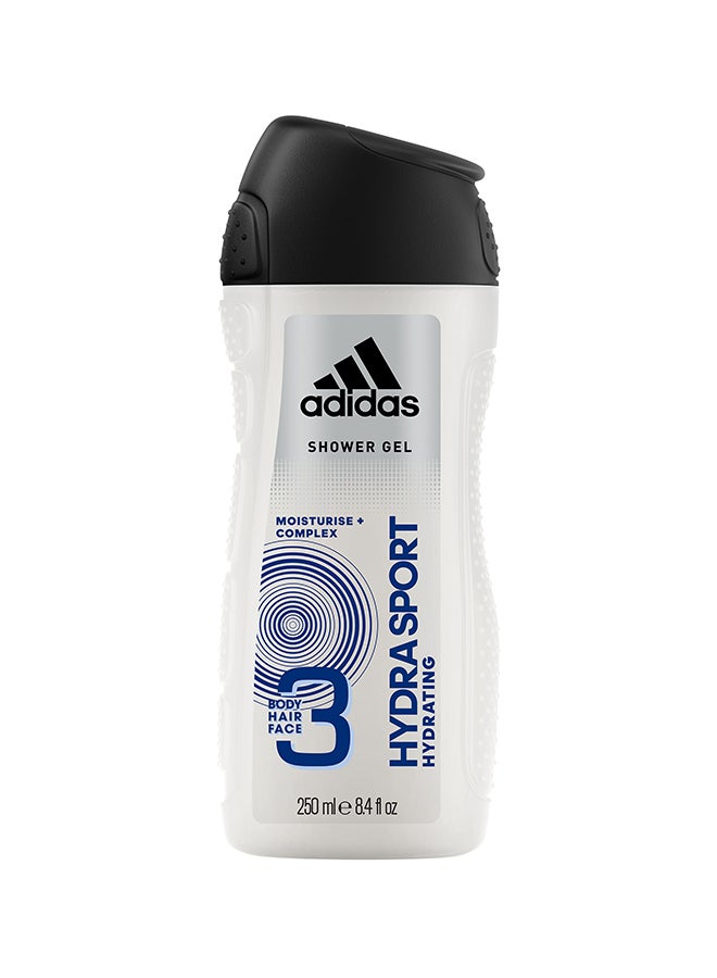 اديداس هيدرا سبورت جل استحمام للجسم والوجه والشعر 3 في 1 250ملليلتر - Image 1