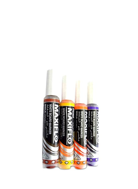 4-Piece Maxiflo Board Marker Multicolour