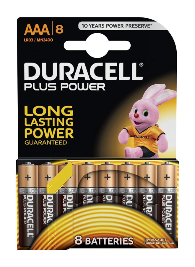 Duracell Plus Power AAA Batteries Multicolour  - Image 1