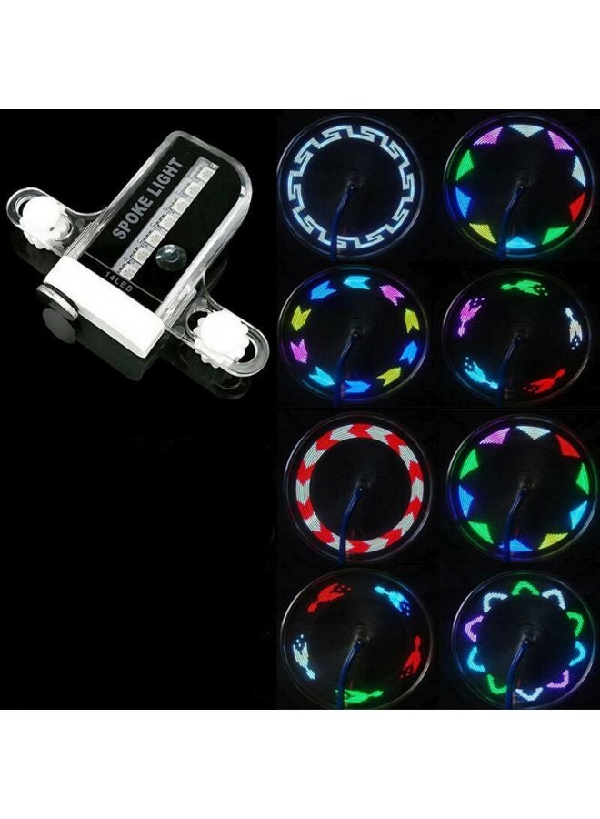 مصباح دراجة مكون من 14 مصباح LED 7x4x1.5سم - Image 3