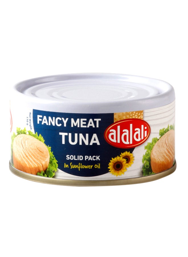 العلالي لحم تونا فاخر كتل درجة ممتازة بزيت دوار الشمس 170جرام - Image 1