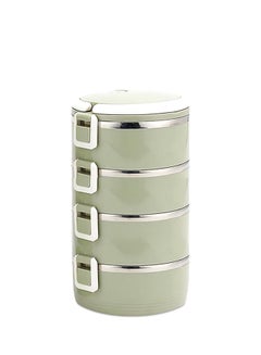 ماركة غير محددة علبة غداء من 4 طبقات أخضر 25x15Ø³Ù†ØªÙŠÙ…ØªØ±  - Image 1