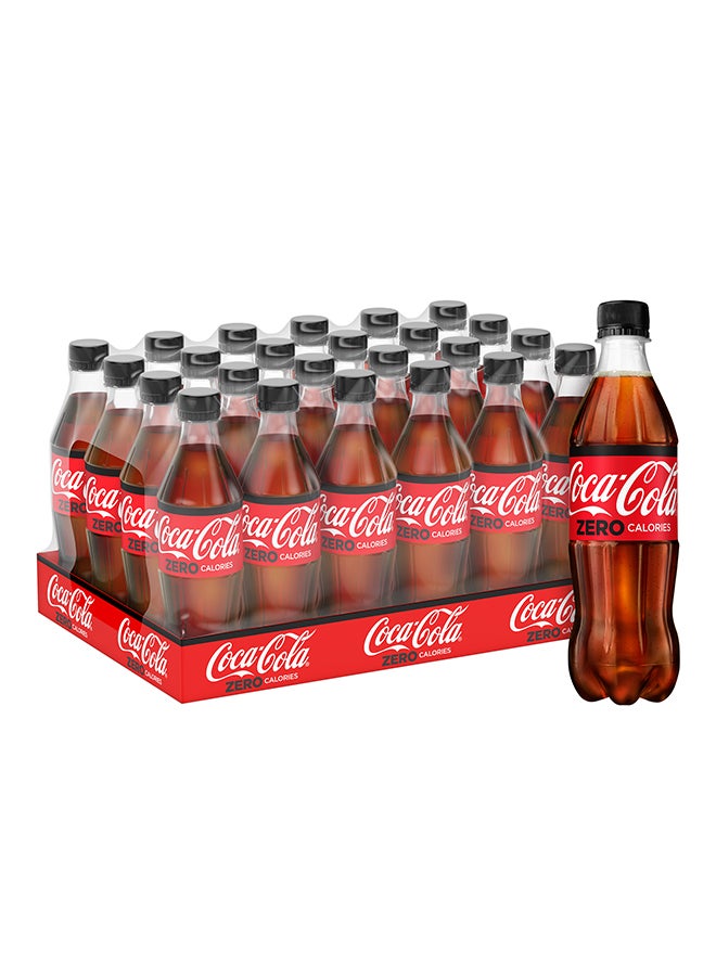 Coca-Cola Zero Soft Drink Pet Bottle 500ml Pack of 24