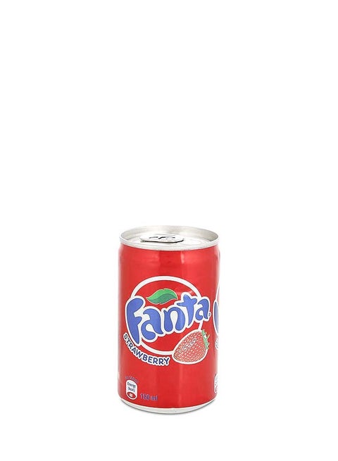 Carbonated Soft Drink Can Strawberry 150ml