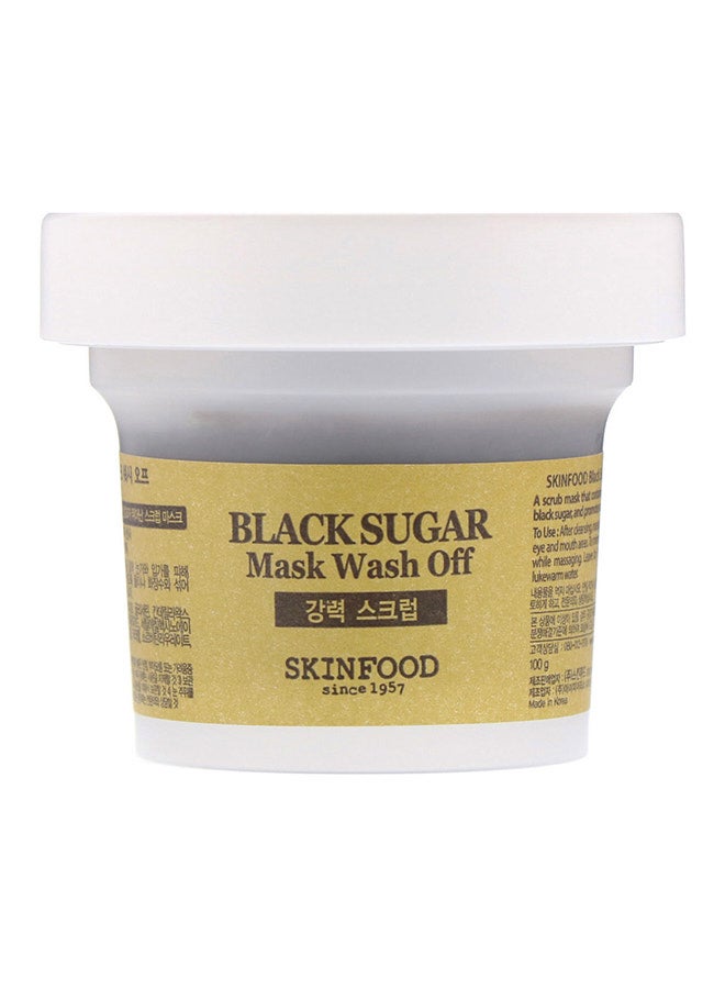 ماسك للوجه من السكر الأسود بني 100غم