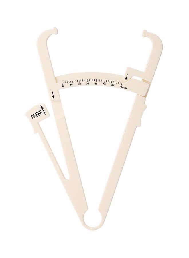 Body Fat Measurement Caliper White - Image 1