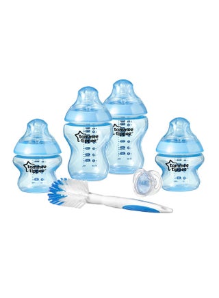 Closer To Nature Exclusive Starter Kit for Newborn Baby, Pack Of 6 - Blue/White/Clear - v1602170999/N12617453A_1