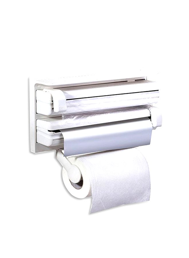 Generic - Triple Paper Dispenser White 38.5 X 19 X 7.5 CMcm - Image 1