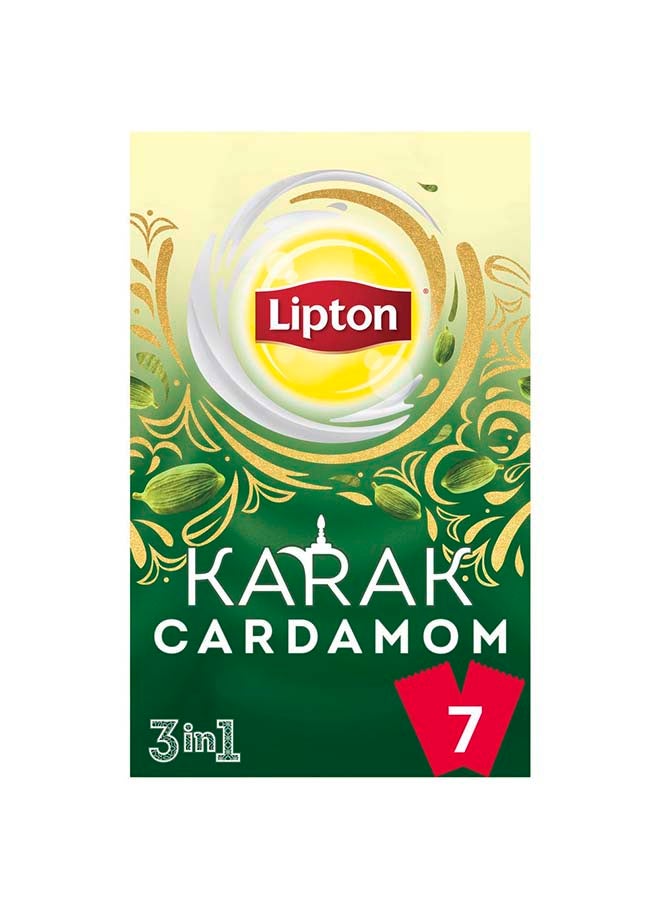 Lipton - Karak 3In1 Instant Tea Cardamom 7 sachets 20.33grams - Image 1
