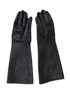 Rubber Gloves Set Black x L