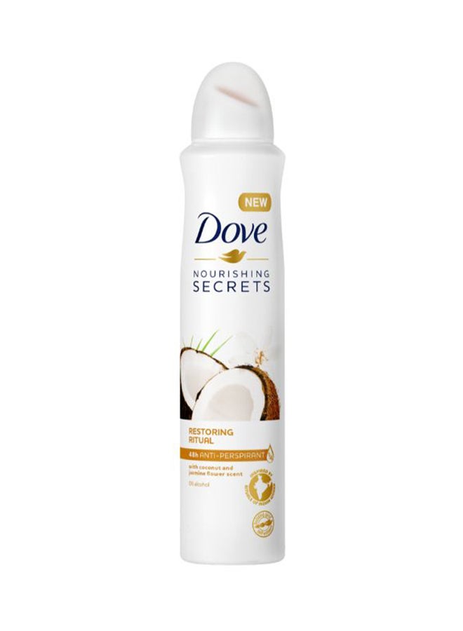Dove Women Antiperspirant Deodorant Spray Coconut And Jasmine Coconut and Jasmine 150ml