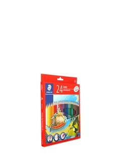 STAEDTLER 24-Piece Sketch And Drawing Art Wood Color Pencil Set Multicolour 