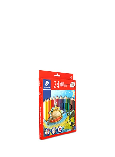24-Piece Sketch And Drawing Art Wood Color Pencil Set Multicolour