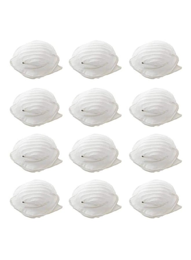 SuberDeal 12-Piece Dust Mask White - Image 1