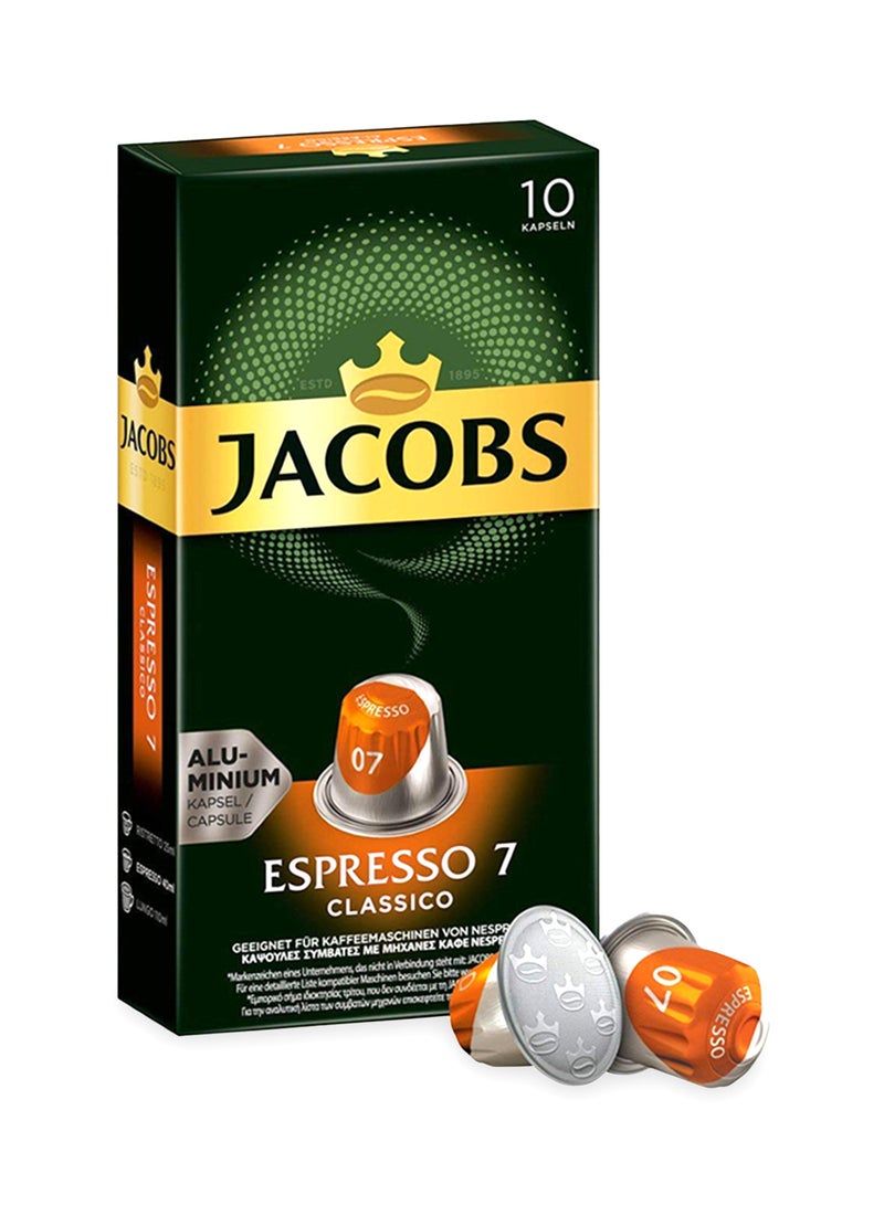 Jacobs - Coffee Espresso Intensity 7 10 Capsules Classico - Image 1
