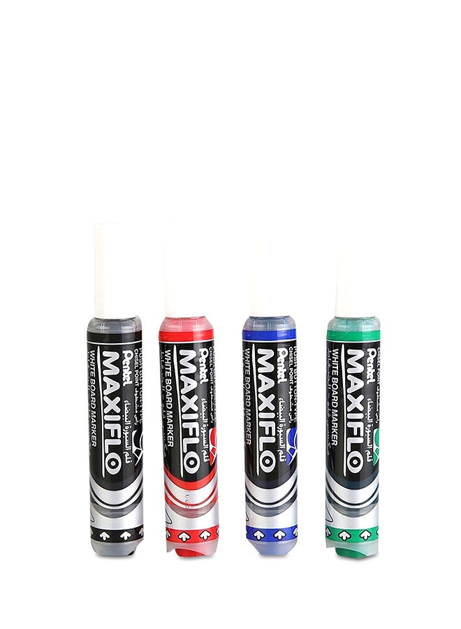 Pentel - MaxiFlo Whiteboard Markers Set Multicolour - Image 1