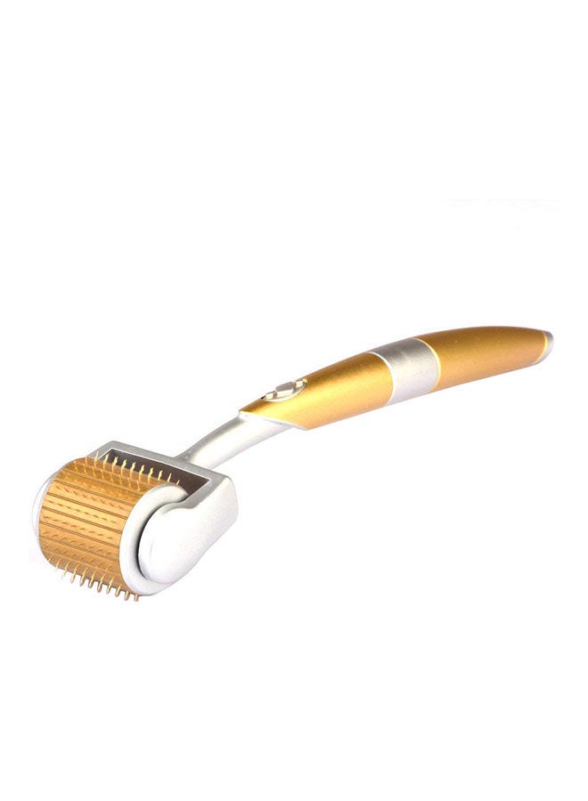 ZGTS - Acne And Cellulite Derma Roller Gold/White - Image 1