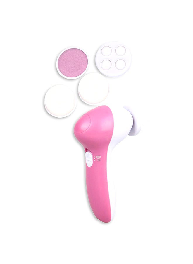 Dayons 5-In-1 Face Massager Machine Pink/White 13 x 4.5cm