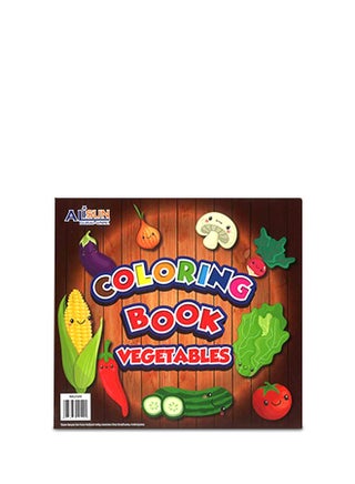 Vegetables - Colouring Book,22X23.5cm,8 Sheets Multicolour - v1602171317/N33429253A_1