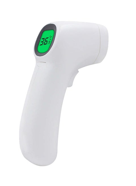 Digital Non-Contact IR Infrared Forehead Laser Point Infra Gun Thermometer Temperature Tester White