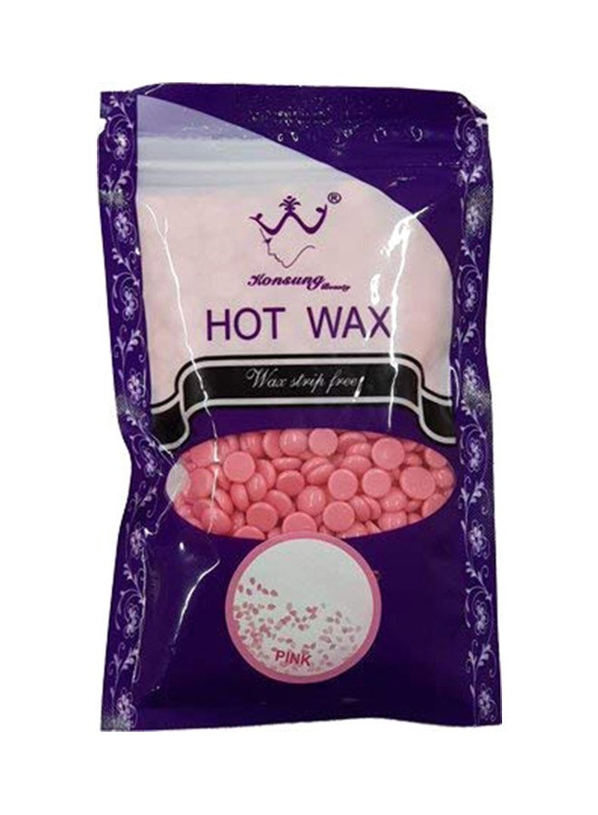 Konsung Beauty - Hair Removal Hot Wax Beans Pink - Image 1