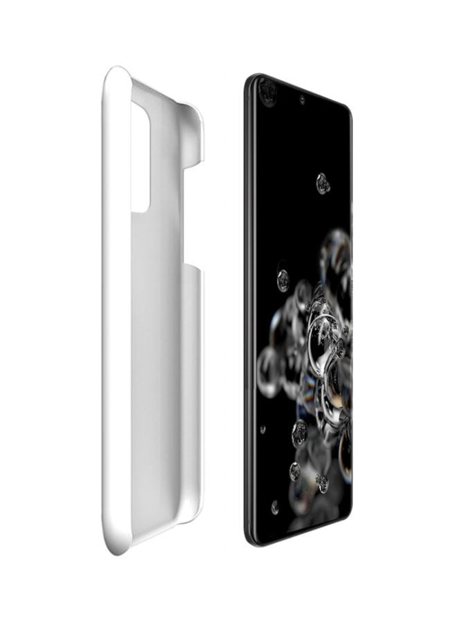 ستايلايزد غطاء حماية من سلسلة سناب كلاسيك بطبعة عن السفر لهاتف سامسونج جالاكسي S20 ألترا أبيض/أخضر/أزرق - Image 2