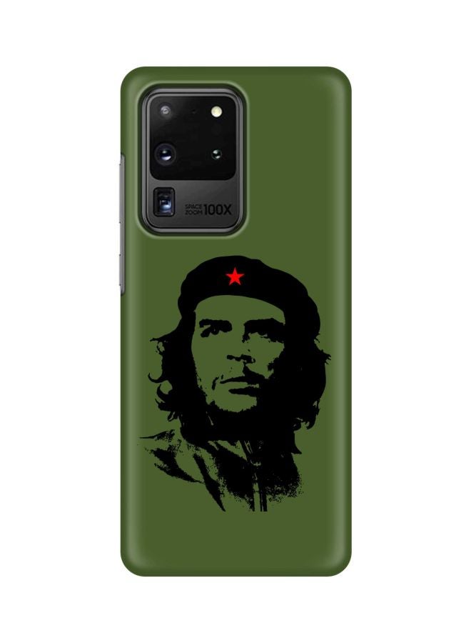 ستايلايزد غطاء حماية من سلسلة سناب كلاسيك بطبعة صورة تشي جيفارا لسامسونج جالاكسي S20 ألترا أخضر/أسود/أحمر - Image 1