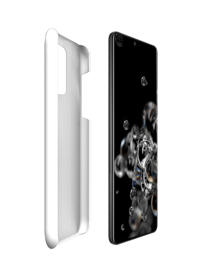 Stylizedd Snap Classic Series Best Dad Ever Printed Case Cover For Samsung Galaxy S20 Ultra Black/Yellow/White - Image 2