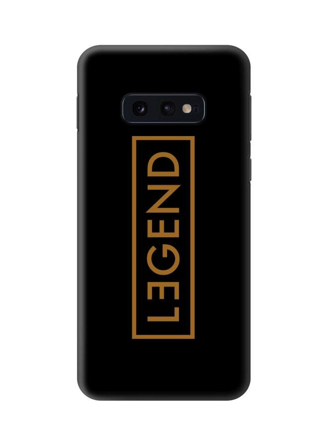 Stylizedd Snap Classic Series Legend Printed Case Cover For Samsung Galaxy S10e Black/Gold - Image 1