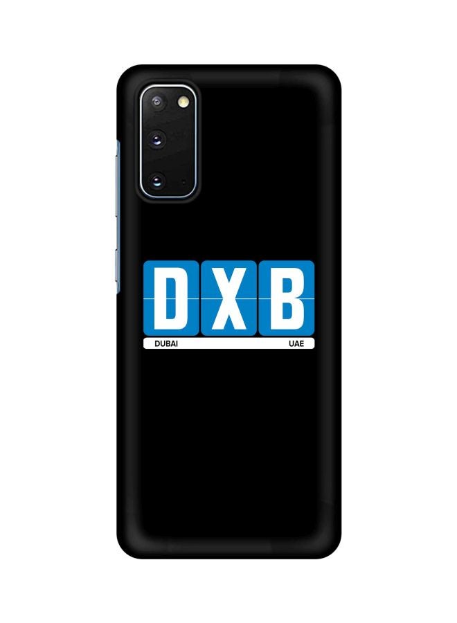 Stylizedd Snap Classic Series DXB Dubai Printed Case Cover For Samsung Galaxy S20 Black/Blue/White - Image 1