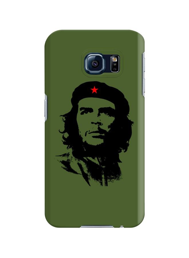 Stylizedd Snap Classic Series Che Guevara Printed Case Cover For Samsung Galaxy S6 Green/Black/Red - Image 1