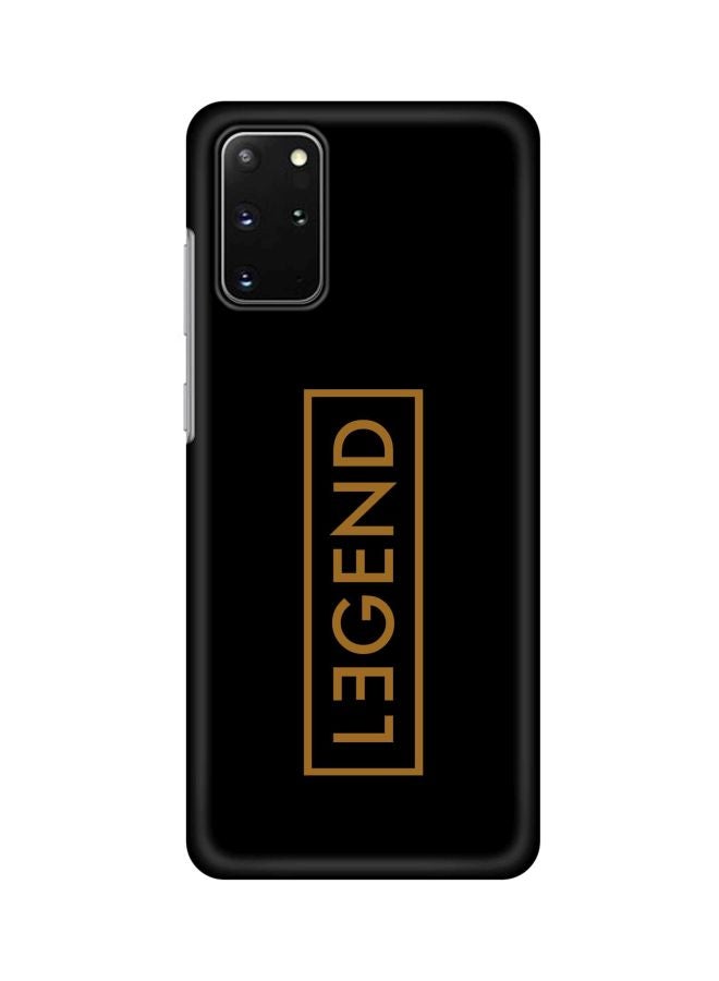 Stylizedd Snap Classic Series Legend Printed Case Cover For Samsung Galaxy S20+ Black/Yellow - Image 1