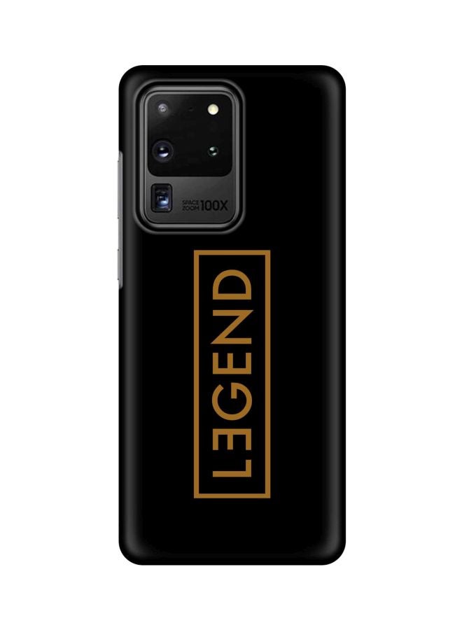 Stylizedd Snap Classic Series Legend Printed Case Cover For Samsung Galaxy S20 Ultra Black/Brown - Image 1