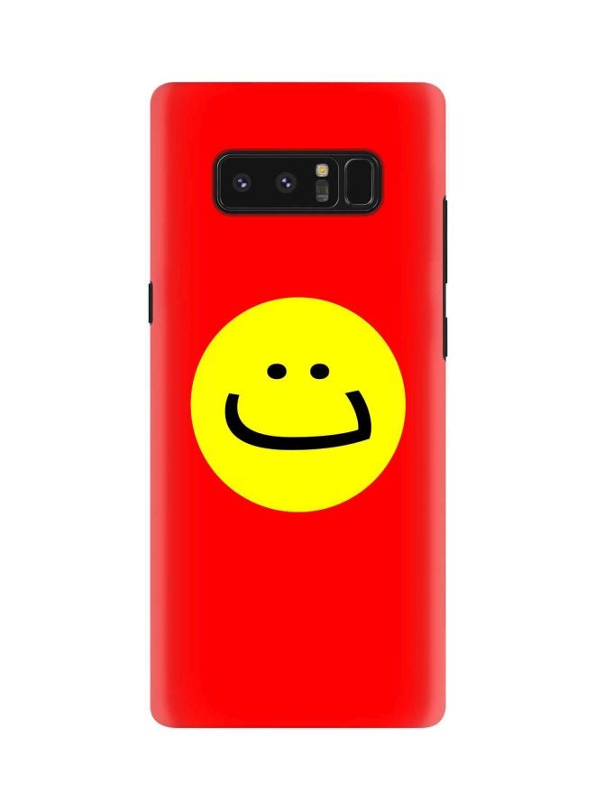 Stylizedd Snap Classic Series Ta Smile Printed Protective Case Cover For Samsung Galaxy Note 8 Red/Yellow/Black - Image 1