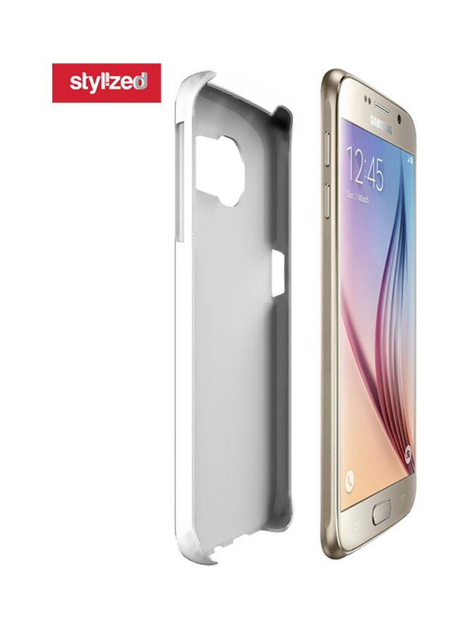 Stylizedd Snap Classic Series Gamer Printed Case Cover For Samsung Galaxy S6 Black/White  - Image 2