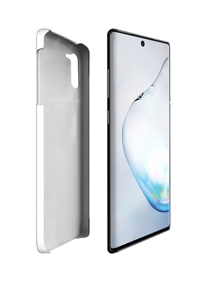 ستايلايزد غطاء حماية سناب كلاسيك سيريز بطبعة عبارة "Create" لهاتف سامسونج جالاكسي نوت 10 أسود/أحمر/أبيض - Image 2