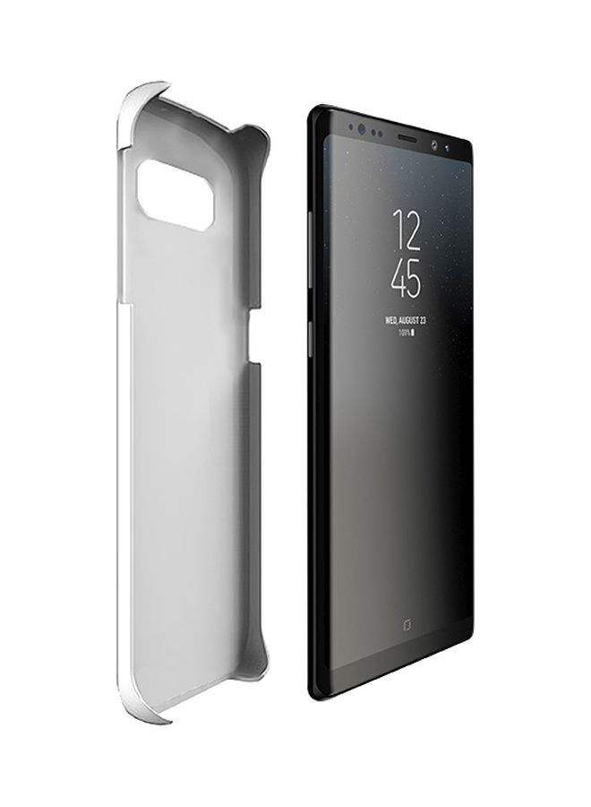 Stylizedd Snap Classic Series Extraordinary Printed Case Cover For Samsung Galaxy Note8 Pink/Black/Grey - Image 2
