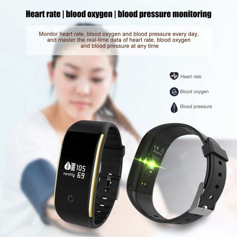 Smart Wristband Fitness Tracker Watch Mint Green - Image 5