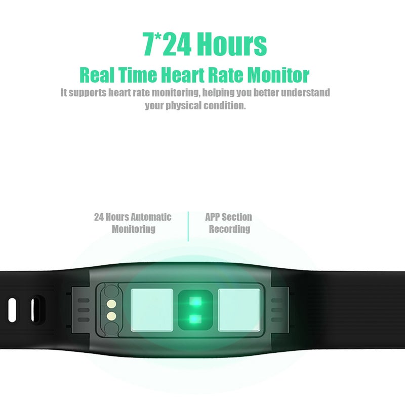 Smart Sport Health Bracelet Blue - Image 2