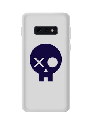 Snap Classic Series Skull Patch Printed Case For Samsung Galaxy S10e White/Blue - v1602173421/N40470473A_1