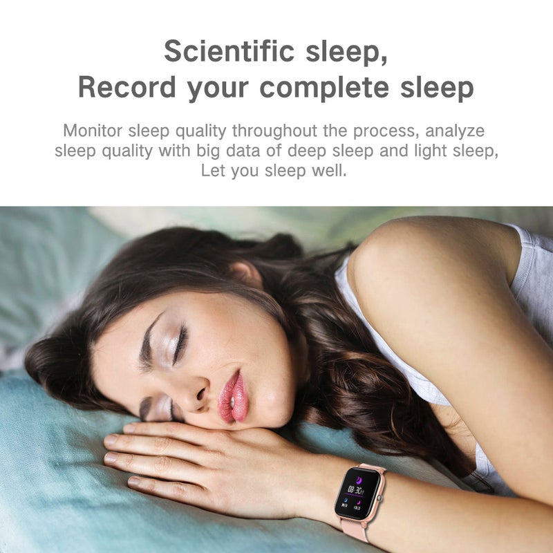 P8 Bluetooth Sports Bracelet Smart Watch Black