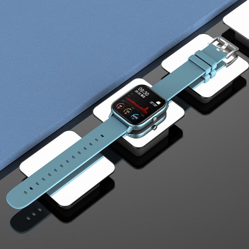 P8 Bluetooth Sports Bracelet Smart Watch Black