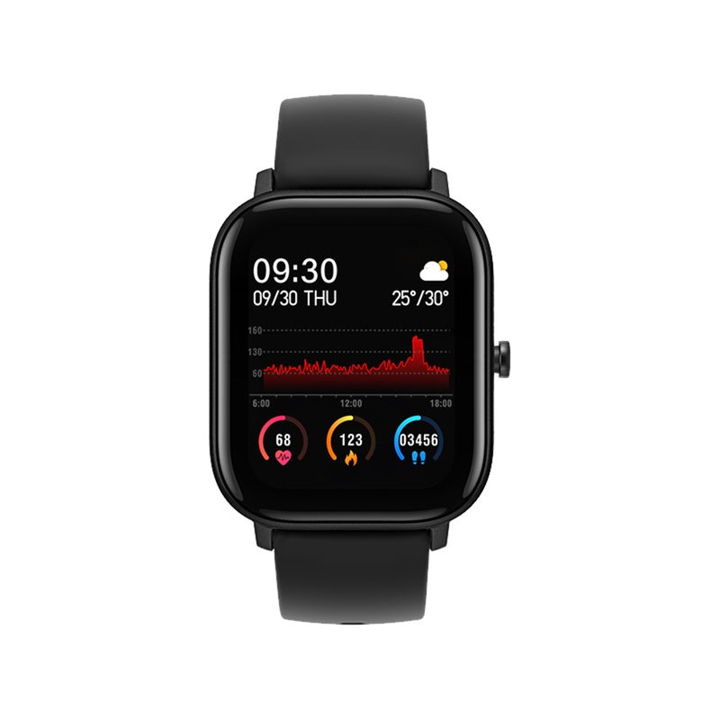 P8 Bluetooth Sports Bracelet Smart Watch Black