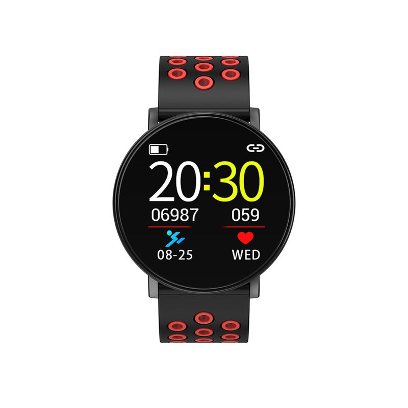 Bluetooth Sports Bracelet Smart Watch Red - Image 4