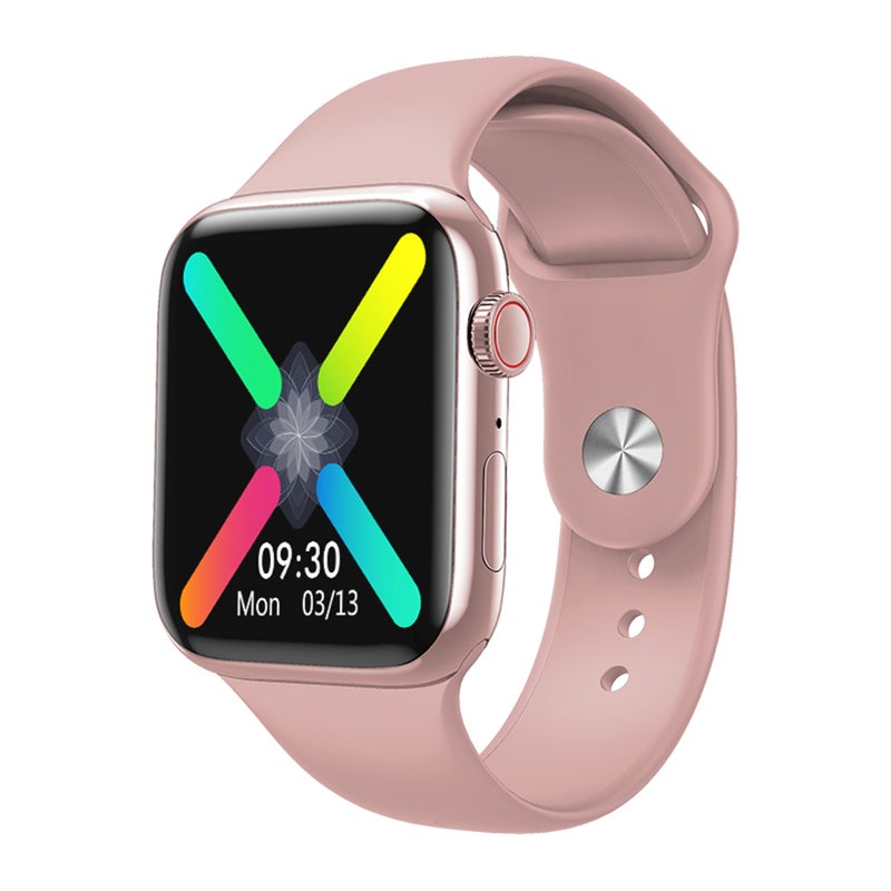 ساعة ذكية لتتبع اللياقة البدنية طراز W98 وردي - Image 1