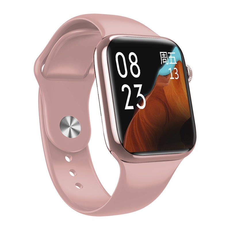 ساعة ذكية لتتبع اللياقة البدنية طراز W98 وردي - Image 3