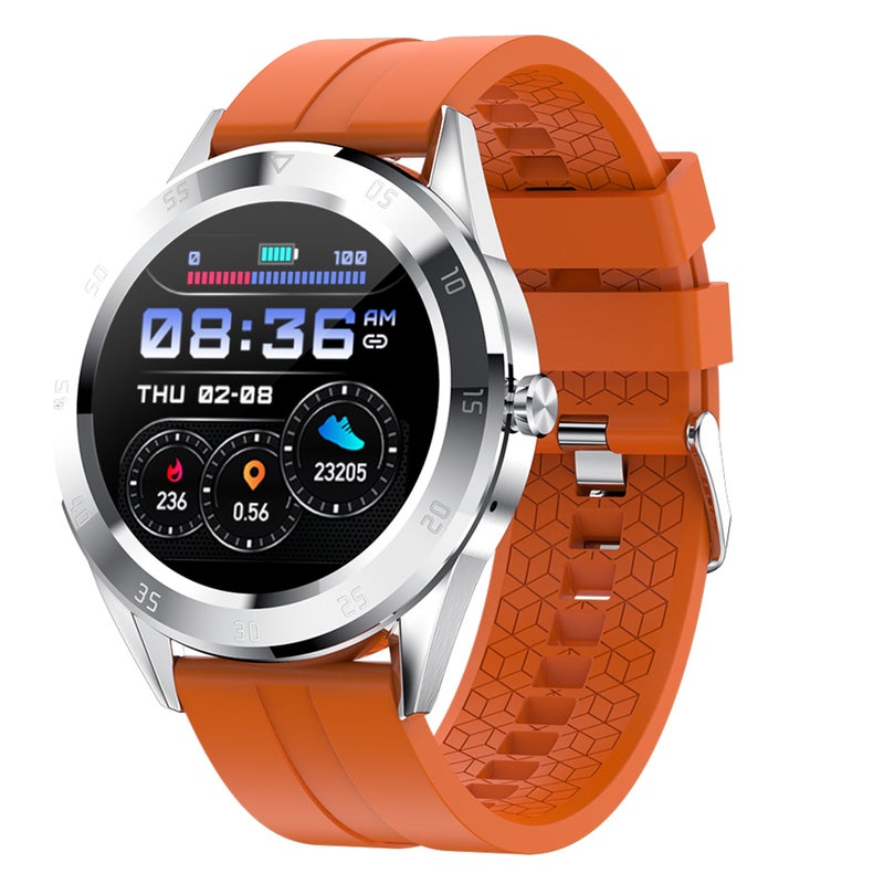Multi-Function Large Screen Waterproof Intelligent Watch Orange
