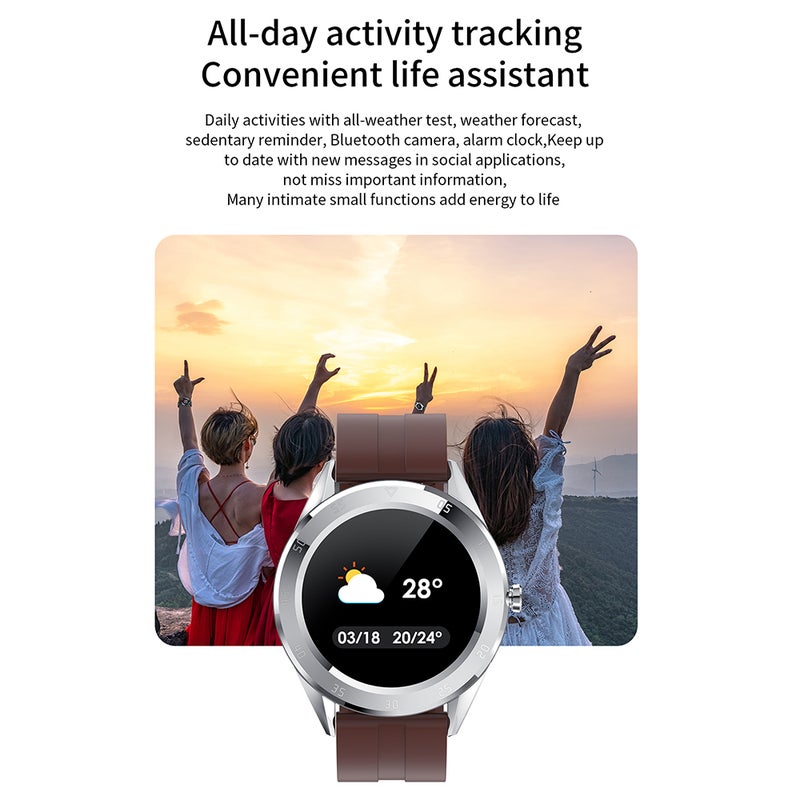 Multi-Function Large Screen Waterproof Intelligent Watch Orange