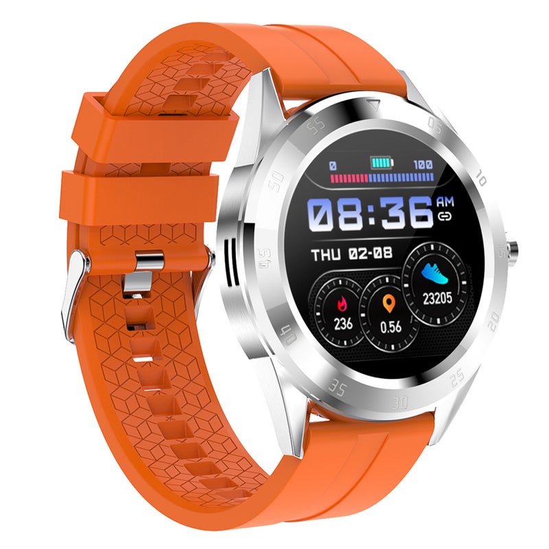 Multi-Function Large Screen Waterproof Intelligent Watch Orange