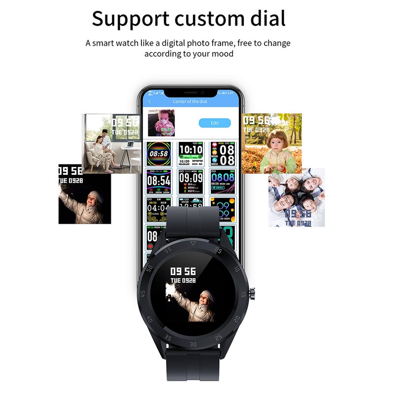 Multi-Function Large Screen Waterproof Intelligent Watch Orange